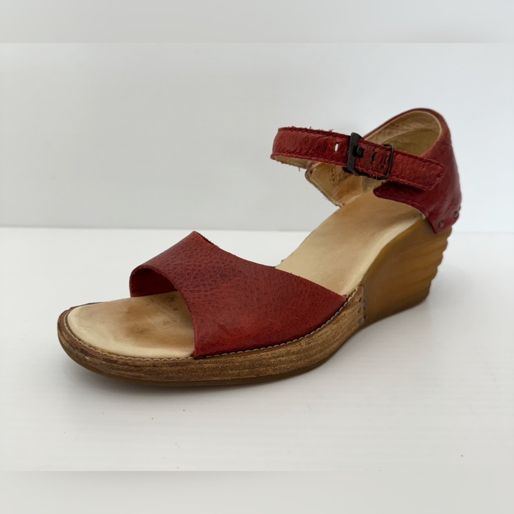 Dr. Martens Red Leather Sandals
